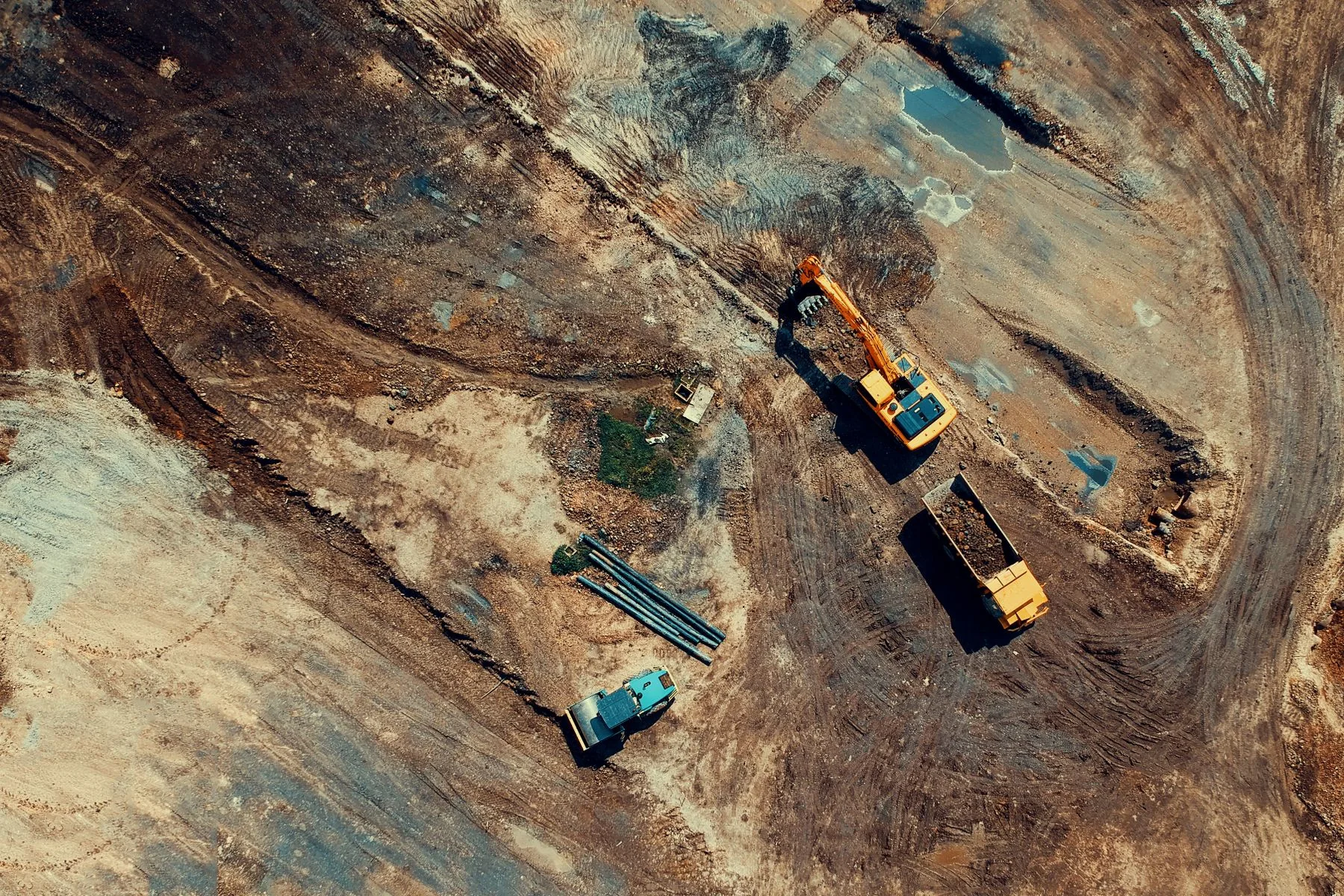 Earthwork and construction access